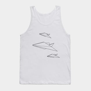 Give it a high fly folded paper airplane Tank Top